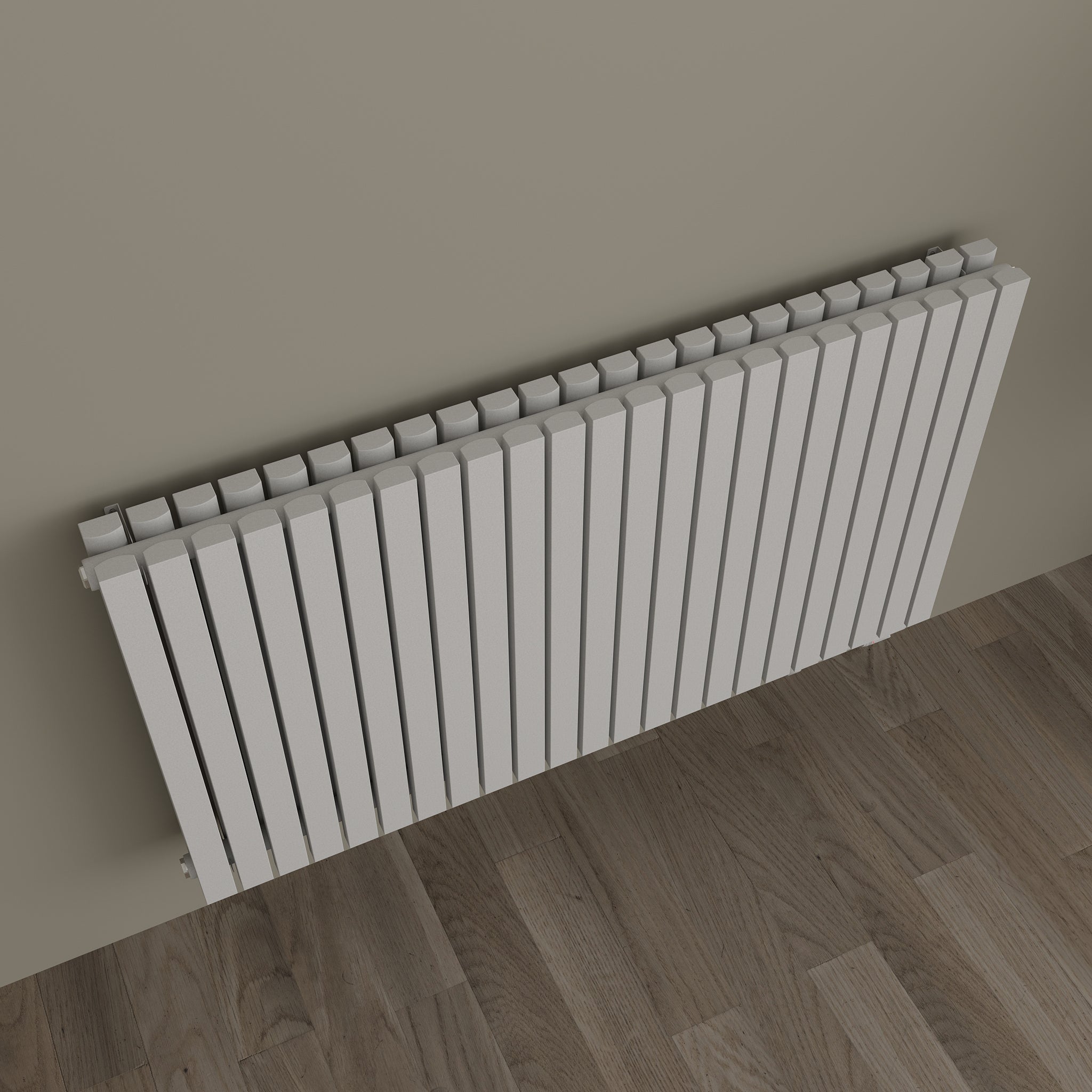 Design-Paneelheizkörper SOMERA Weiß – Horizontal, Doppellagig
